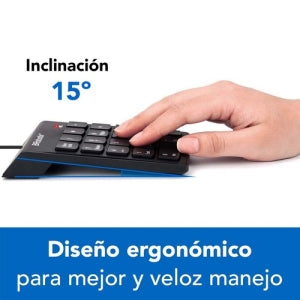 Brobotix Teclado Numérico USB - Alambrico Mac Windows