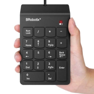 Brobotix Teclado Numérico USB - Alambrico Mac Windows