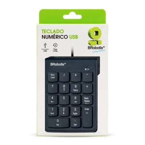 Brobotix Teclado Numérico USB - Alambrico Mac Windows