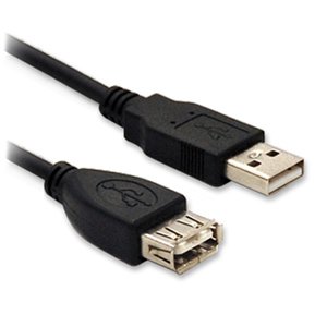 Cable USB BRobotix 102345 | Extensión 4.5 Metros, USB 2.0 Tipo A Macho a Hembra