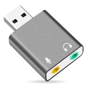Convertidor USB a Audio BRobotix 263571 | 7.1 Canal, Adaptador 3.5 Mm
