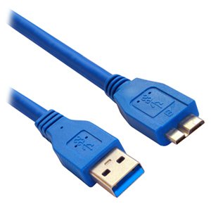 Cable USB BRobotix 364105 | V3.0, 60 cm, Conector Micro B Macho