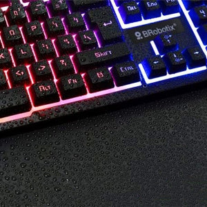 Teclado Gamer BRobotix 458977 | Iluminado, Conexión USB