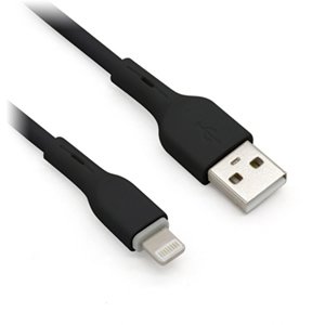 Brobotix Cable Lightning 1 Metro Color Negro , Compatible con Apple Ipad Iphone - Cable USB 1 Conector a Macho a Conector Lightning