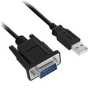 Brobotix Convertidor USB a Serial Db9 - con Cable - Rs232, 1.80 Metros