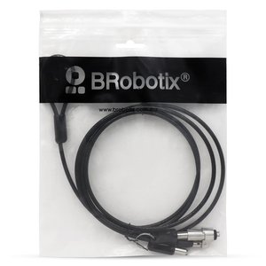 Candado para Laptop BRobotix 6001639 | 1.80 Metros, Seguridad Portátil Nano