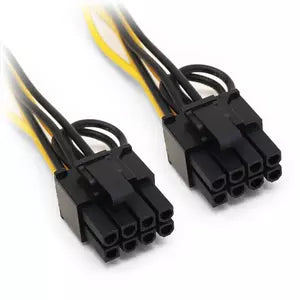 Cable Interno de Alimentación BRobotix 963852 | Adaptador PCI Express 6 a 8 Pines, Longitud 20 cm