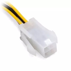 Brobotix Cable Interno de Alimentación Atx12v 4 Pines, Extensión - Extensión Macho a Hembra 4 Pines de Placa Madre Corriente Poder Interno P4 - para Fuente de Alimentación - Atx / Atx
