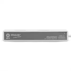 Concentrador USB BRobotix 180727-5 | 4 Puertos, Color Negro