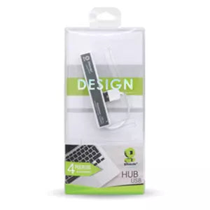 Concentrador USB BRobotix 180727-5 | 4 Puertos, Color Negro