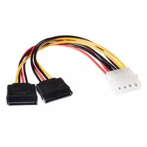 Cable SATA para Corriente 150, Doble, 15 Centímetros