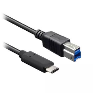 Brobotix Cable USB Tipo C - Tipo B de 1 Metro - 1 Conector USB Tipo C Macho a 1 Conector USB Tipo B Macho - Cable Impresora Notebook Laptop Escritorio Hub - Versión 3.0