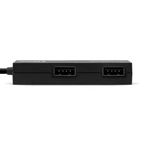 Hub USB BRobotix 497677 | 4 Puertos, Diseño Compacto Negro