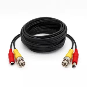 Cable CCTV BRobotix 764748 | 10 Metros, Conectores BNC Macho y Hembra de Energía