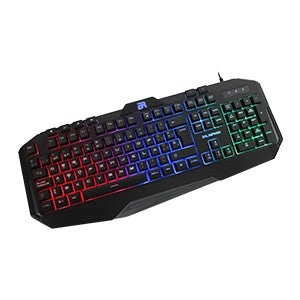 Teclado Gamer Gunfire Kg330 Membrana 100% USB LED Negro
