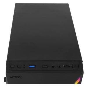 Gabinete Acteck Kioto AC-933070 | Mini Torre M-ATX, RGB, Fuente ATX 500W