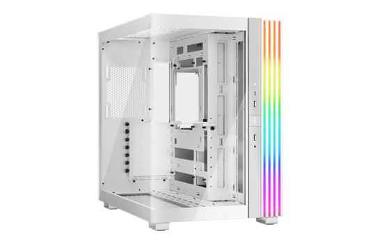 GABINETE be quiet! Light Base 600 DX White BGW66 Panel frontal y lateral con ventana completa - Iluminación LED ARGB