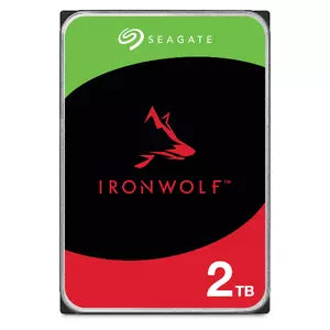 Disco Duro Interno 2TB 3.5" SATA 6gb/s 5400rpm 256mb, para Nas de 1-8 Bahías, Hot Plug 24x7, 3 Años de Garantía, Ironwolf Nas Seagate