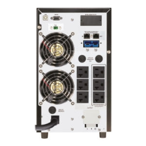 NO-BREAK UPO11-3AX Cdp, 3000 Va, 3000 Watts, 8 Terminales de Salida Nema 5-15R o 5-20r, de Las Cuales 4 Son Programables. Onda Senoidal Pura a la Salida, Tecnología On Line Doble Conversión de Alto