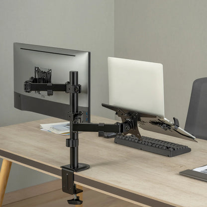 Soporte Articulado Acteck AC-939652 | Soporta 9 kg Monitor, 4 kg Laptop
