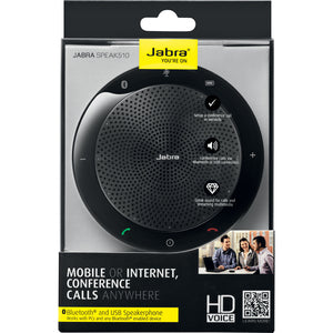 Altavoz Jabra Speak 510 Ms | Bluetooth, Micrófono Omnidireccional, Capacidad para 4 Personas