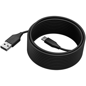 Jabra 5m Usb/usb-c Cable de Transferencia de Datos - Cable For Sistema de Videoconferencia - Negro