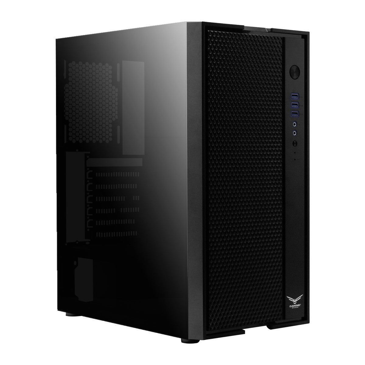Gabinete Gamer Naceb NA-0611 | Full ATX, Cristal Templado, 3 Ventiladores RGB
