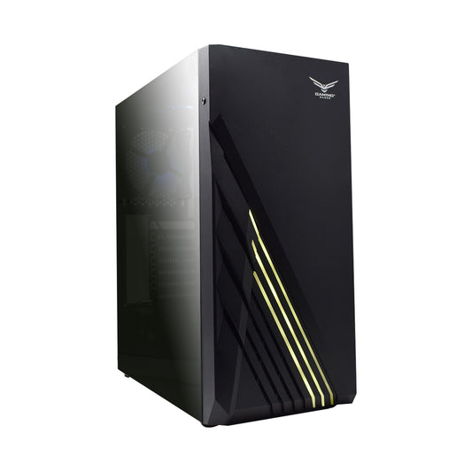Gabinete Gamer Naceb NA-0612 | Full ATX, Cristal Templado, 2 Ventiladores