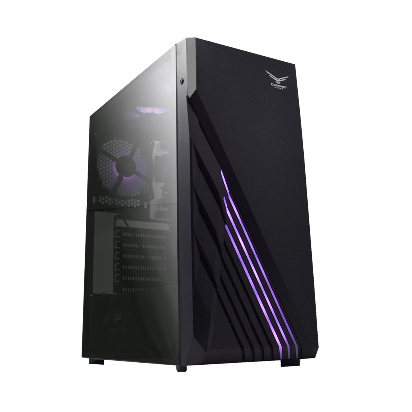Gabinete Gamer Naceb NA-0612 | Full ATX, Cristal Templado, 2 Ventiladores