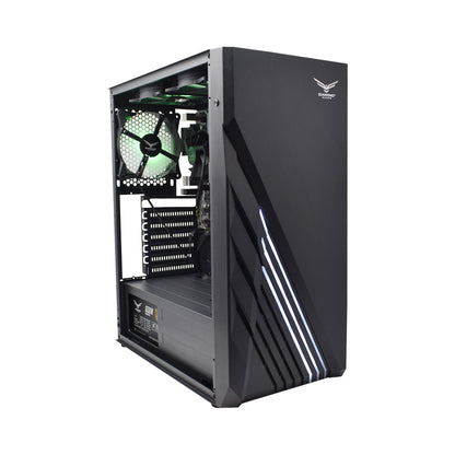 Gabinete Gamer Naceb NA-0612 | Full ATX, Cristal Templado, 2 Ventiladores