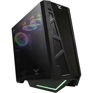 Gabinete Gamer Naceb Colosus con Cristan Templado Full Tower RGB 3 Ventiladores Incluidos Eatx/atx S/n Fuente Negro