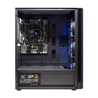 Gabinete Gamer Naceb NA-0613 | Full ATX, 3 Ventiladores RGB, Cristal Templado