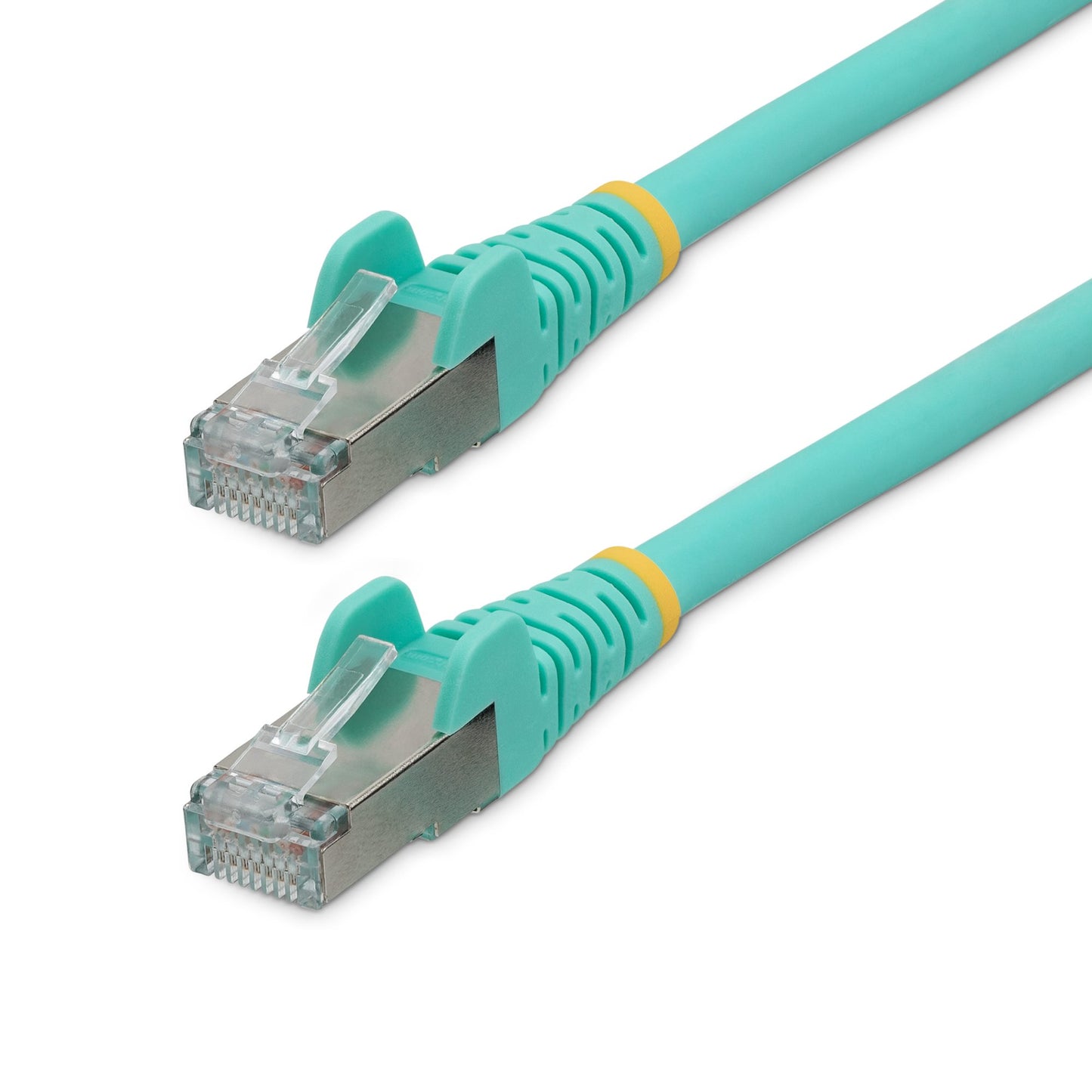 Cable de Red StarTech.com NLAQ-2F-CAT6A-PATCH | 0.6m, CAT6A Agüamarina