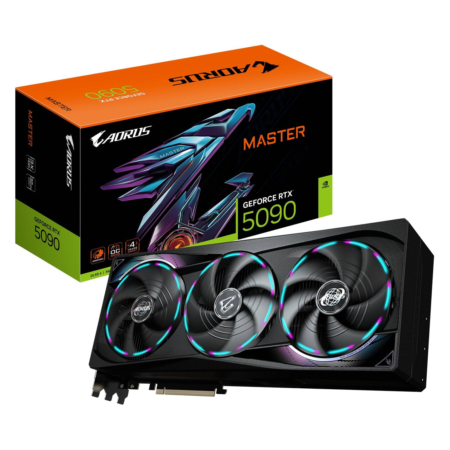 Tarjeta Gráfica AORUS NVIDIA GeForce RTX 5090 MASTER, 32GB 512-bit GDDR7, PCI Express x16 5.0