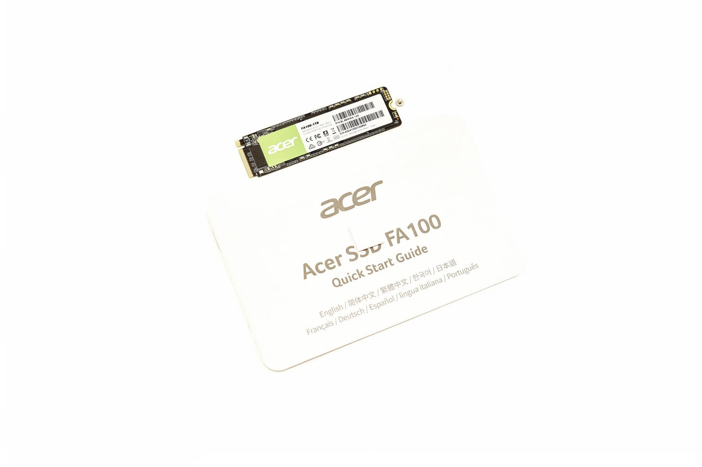 SSD Acer FA100 | 1TB, Velocidad de Lectura 550 MB/s