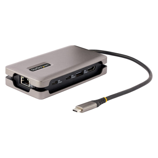 Adaptador Multipuertos USB-C StarTech.com DKT31CH2CPD3 | 4 Puertos, Carga Rápida 60W