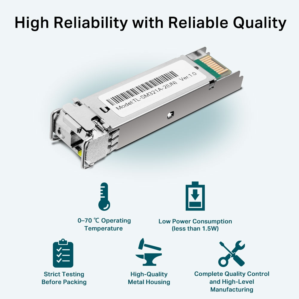 Módulo SFP TP-Link SM321A | WDM Bidireccional, Alta Velocidad