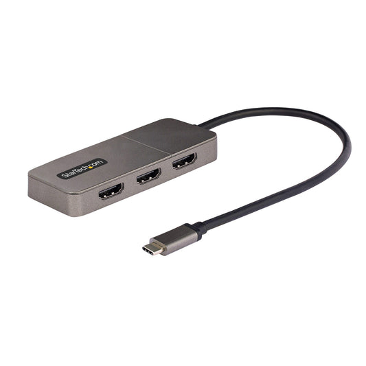 Hub MST USB-C StarTech.com MST14CD123HD | 3 Puertos HDMI, Soporte 4K