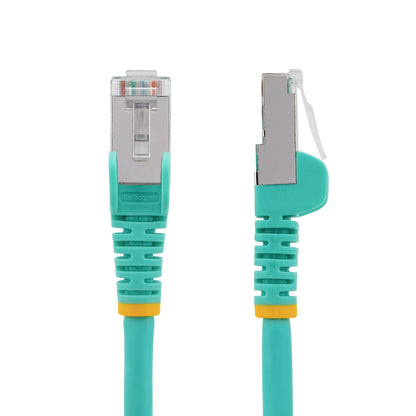 Cable de Red StarTech.com NLAQ-4F-CAT6A-PATCH | 1.2m, CAT6A Agüamarina
