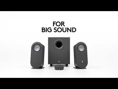 Logitech Bocina con Subwoofer Z407, Bluetooth, Alámbrico/Inalámbrico, 40W RMS, USB, Negro